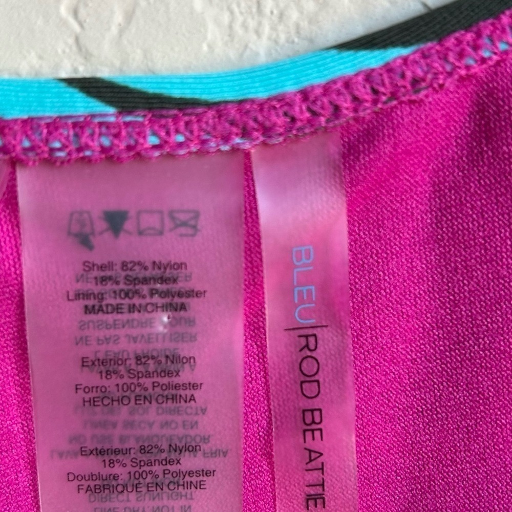 Bleu Rod Beattie jungle book floral cap sleeve one piece swimsuit 8 - Picture 5 of 9